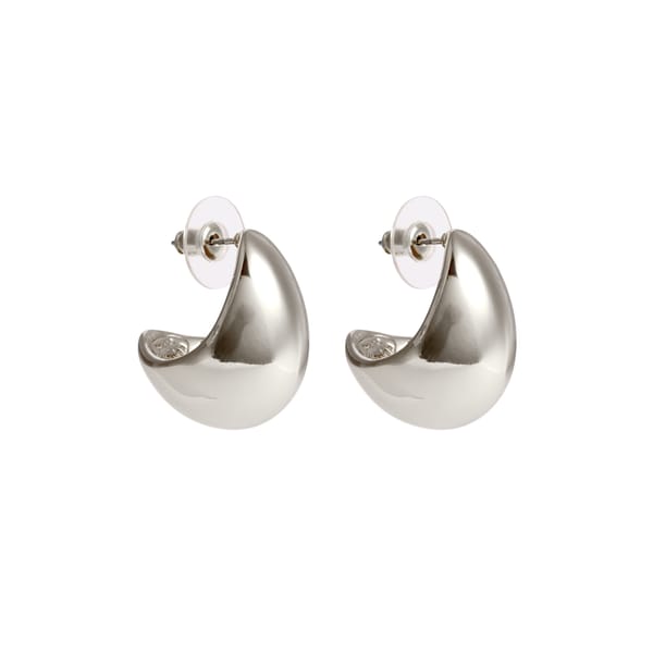 silver drop earrings