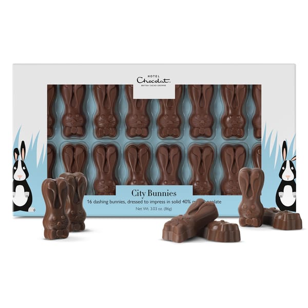 Milk Chocolate City Easter Bunnies