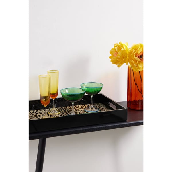 leopard print tray