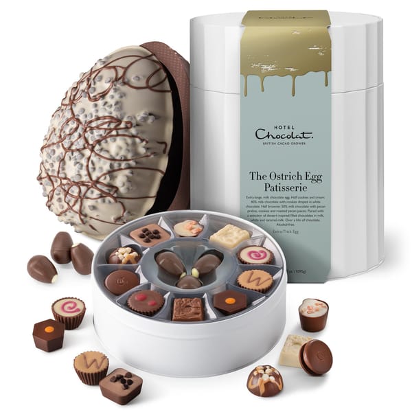 Patisserie Chocolate Ostrich Easter Egg