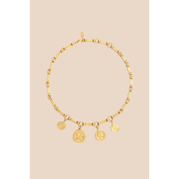 Gold-Plated COIN Necklace