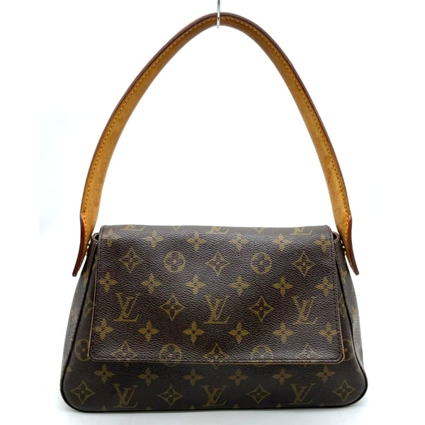 Louis Vuitton Looping Hobo Bag Mini Brown Leather