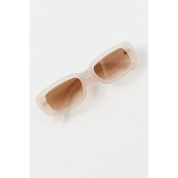 pink rectangle sunglasses