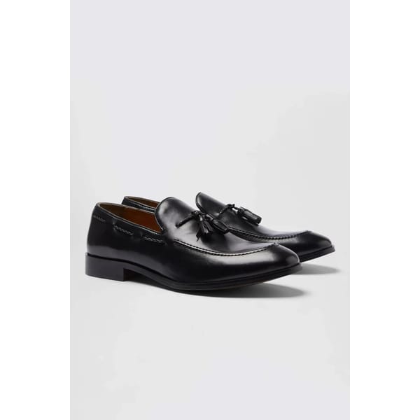 Highgate Black Tassel Loafers
