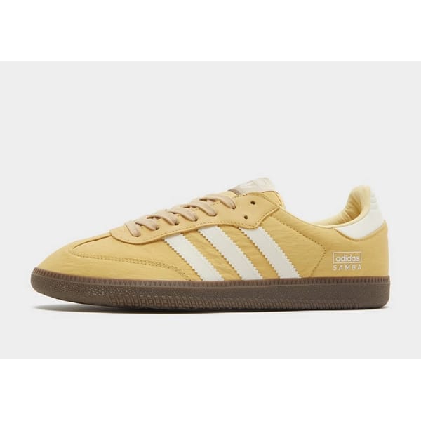 yellow and white samba trainers