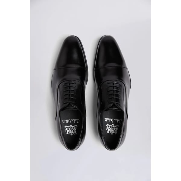 John White Guildhall Black Oxford Shoes