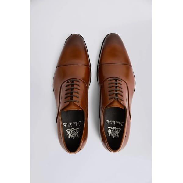 John White Guildhall Tan Oxford Shoes