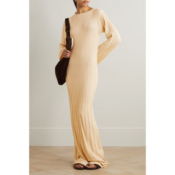 FAITHFUL THE BRAND + NET SUSTAIN Serafia ribbed-knit maxi dress