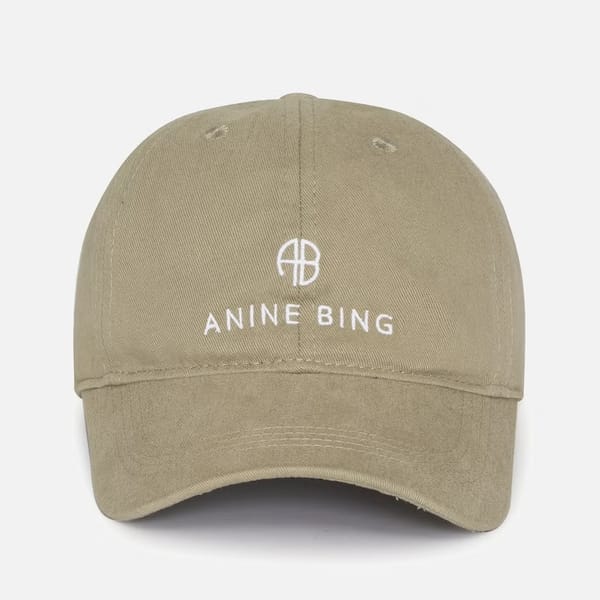 Anine Bing Jeremy Cotton-Twill Baseball Cap