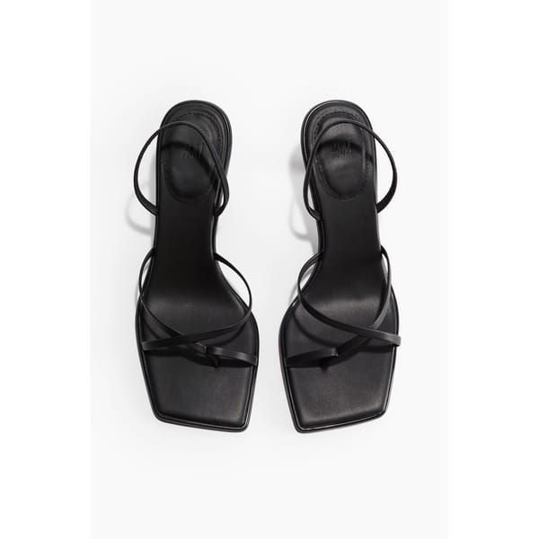 black Heeled sandals