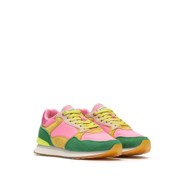 multicoloured trainers