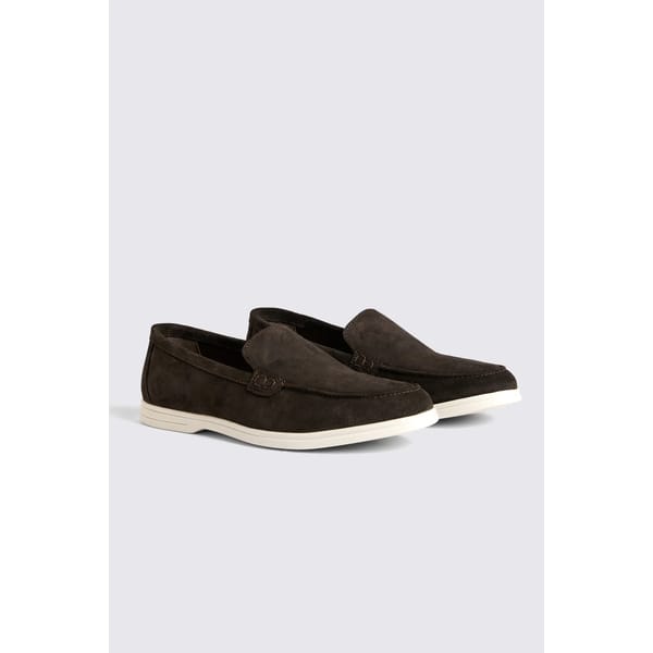 Lewisham Brown Suede Casual Loafers
