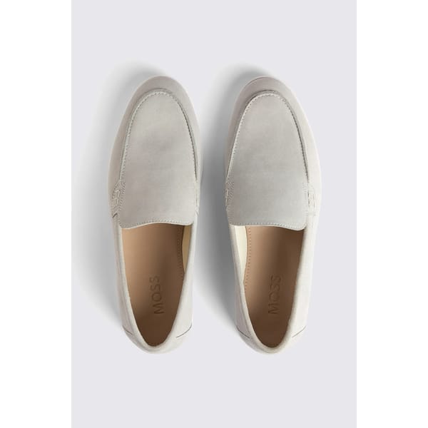 Lewisham Ivory Suede Casual Loafers