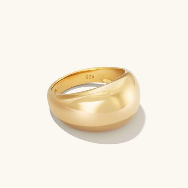 GOLD DOME RING