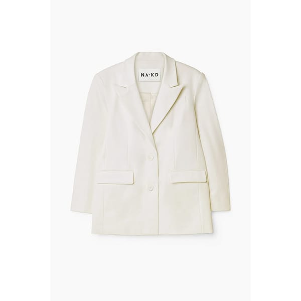 WHITE Oversized BLAZER