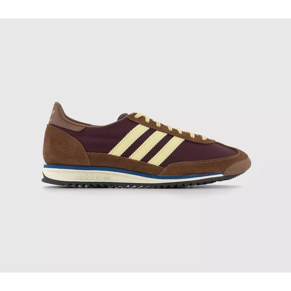 adidas SL 72 Trainers Maroon Almost Yellow Preloved Brown