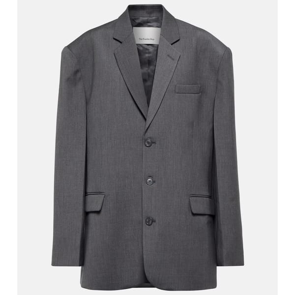 grey oversized blazer