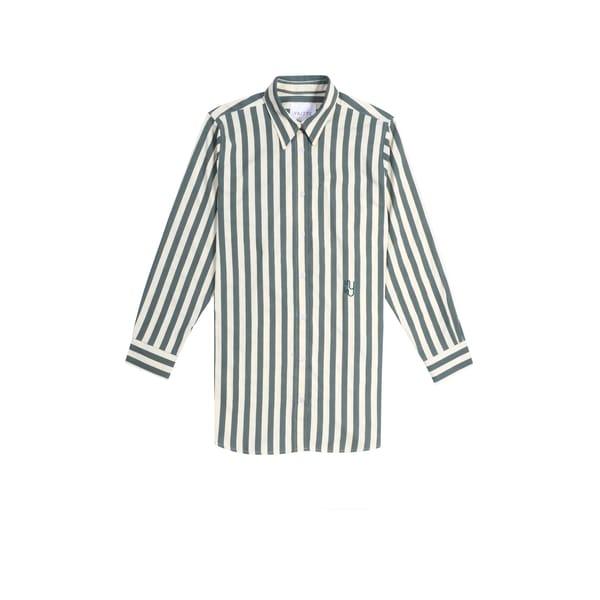 Green Striped Shirt