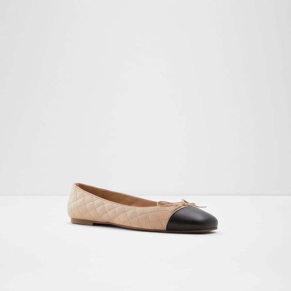 quilted ballet flats