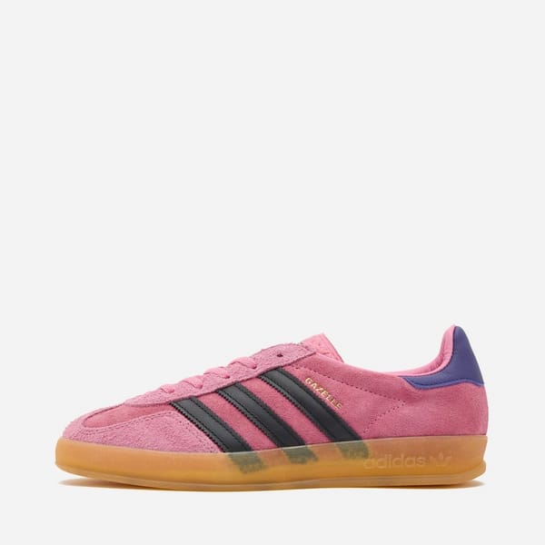 pink adidas gazelle trainers