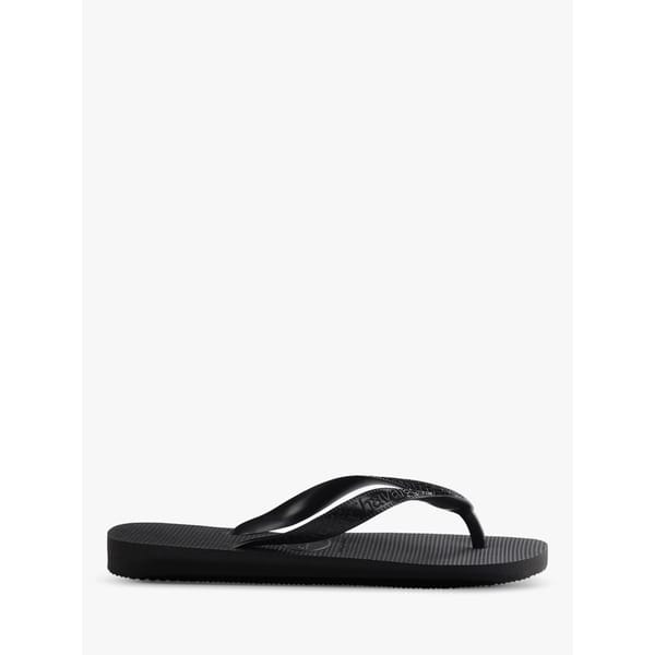 black flip flops