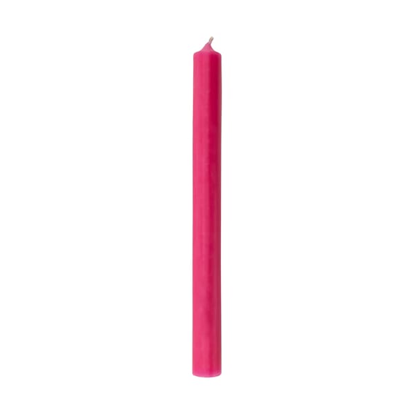 pink dinner candle