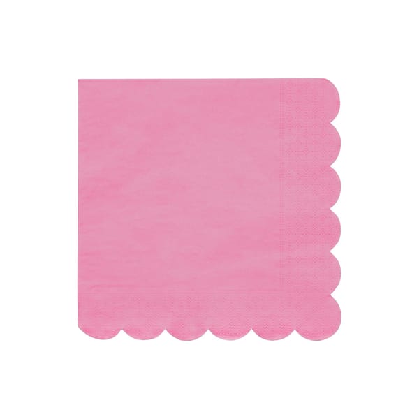 pink napkins