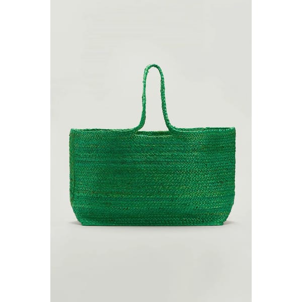 green NA-KD Rectangular Beach Bag