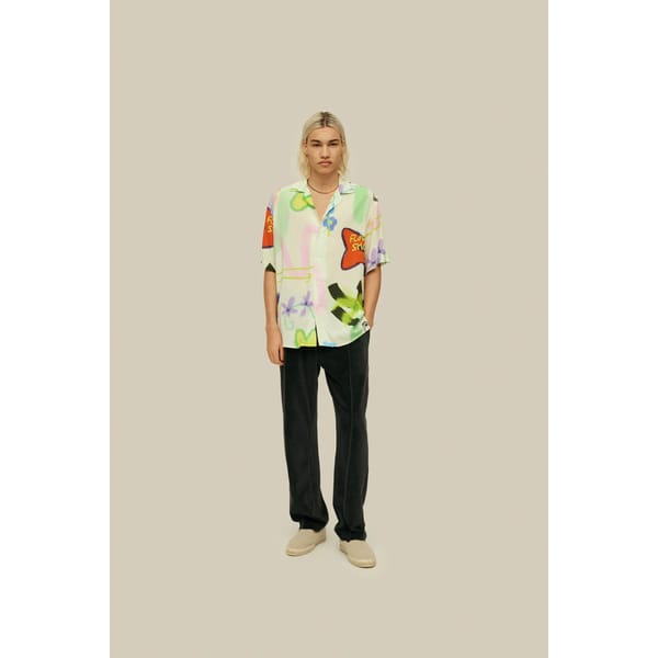 OAS FLOWER SHOP VISCOSE SHIRT