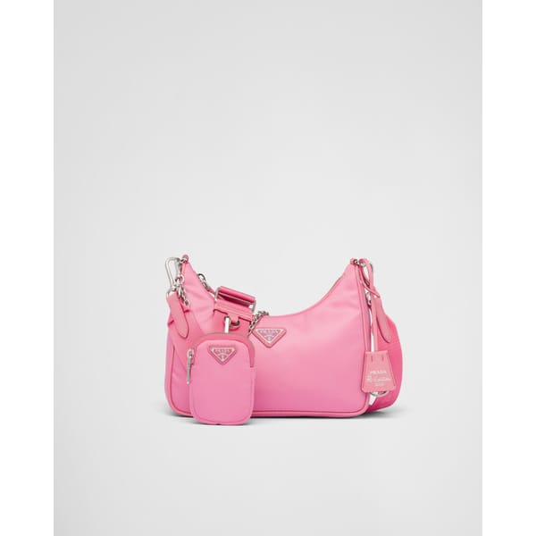 pink Prada Re-Edition 2005 Re-Nylon bag