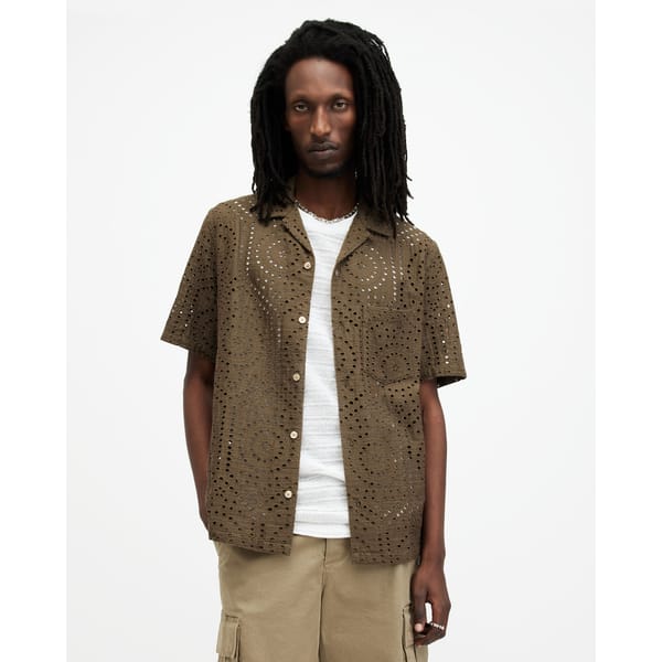 Pueblo Broderie Relaxed Fit Shirt