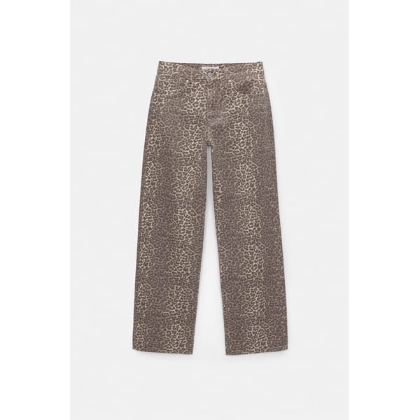 leopard print jeans