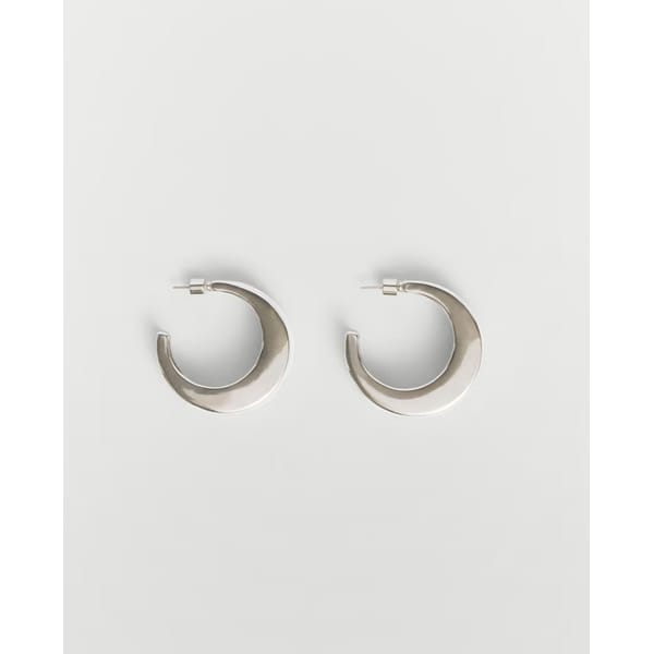 silver hoops