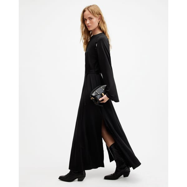 Susannah Removable Sleeve Maxi Dress