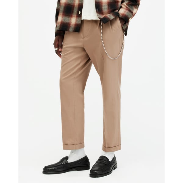Tallis Slim Fit Cropped Trousers