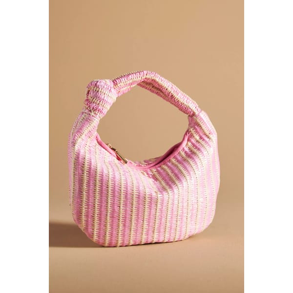 The Brigitte Satchel by Melie Bianco- Raffia Edition