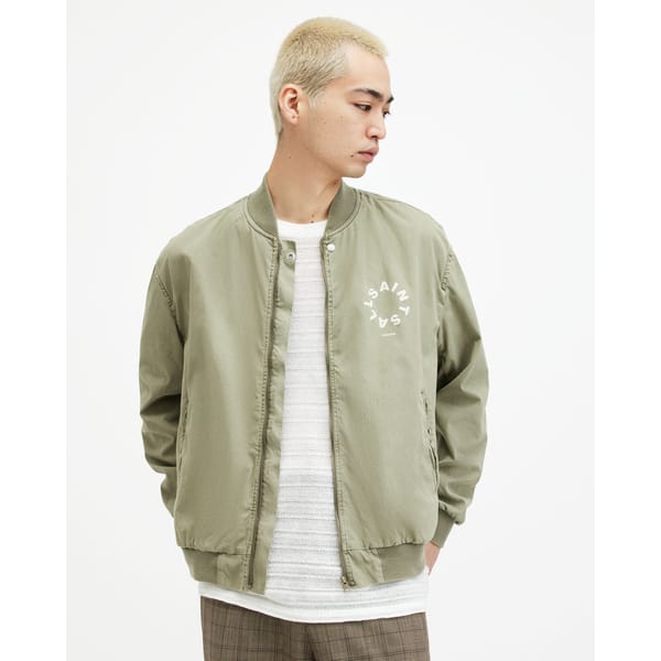 Tierra Faded Oversized Bomber Jacket