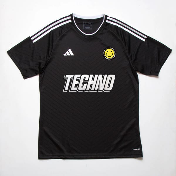 WASTED HEROES TECHNO UNITED FC CAMPEON - TRAINING JERSEY - BLACK