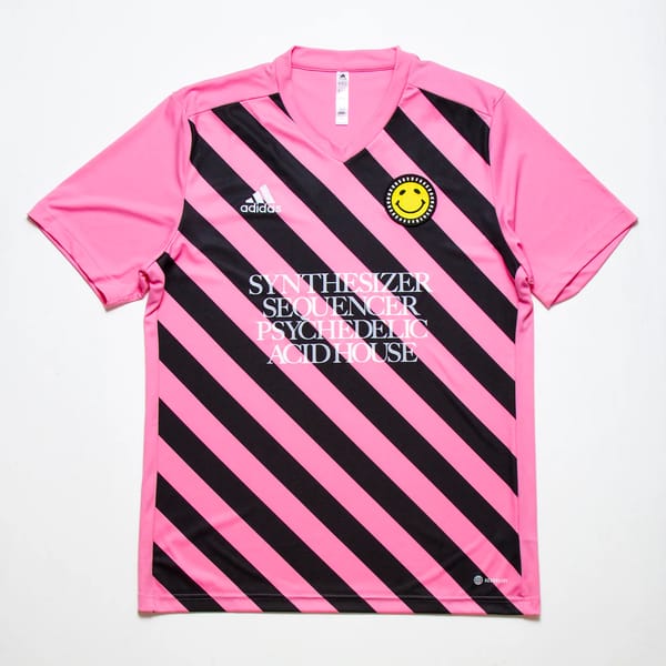 WASTED HEROES WASTED HEROES FC ENTRADA 22 - TRAINING JERSEY - STRIPED PINK GLOW