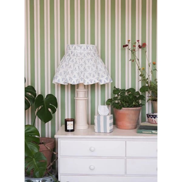 ALICE PALMER IVORY CANDLESTICK LAMP BASE