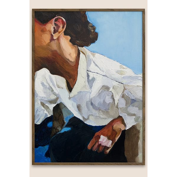 anthrop The Man I Met at The Bar by Lolita Pelegrime Framed Wall Art Print