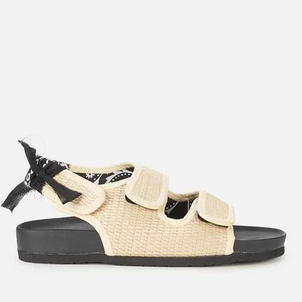 Apache Bandana Raffia Sandals