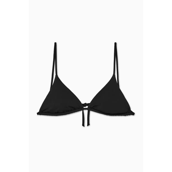 black bikini top