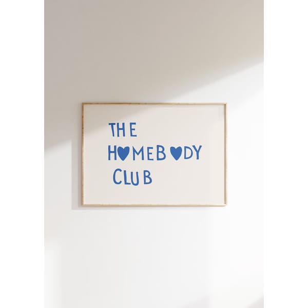 ETSY The Homebody Club Print Minimalist Heart Poster