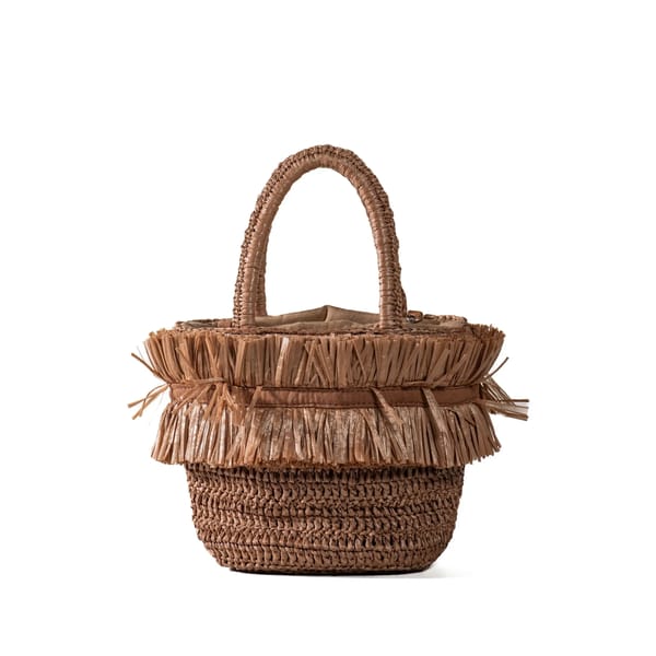 Nannacay Andrea fringed tote bag