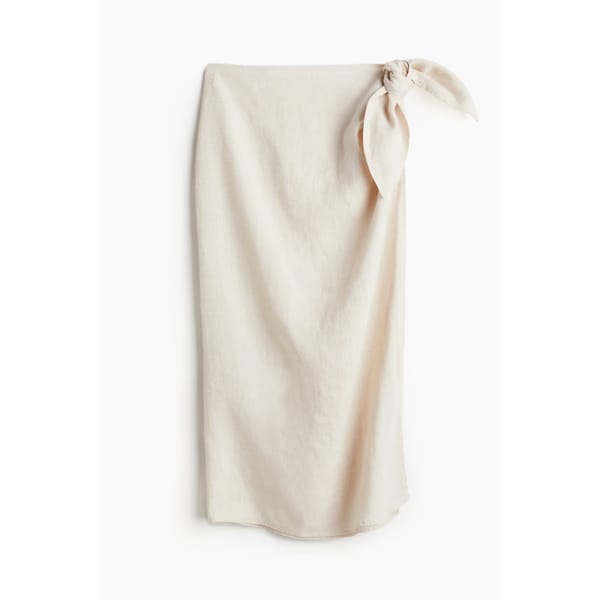 linen cream sarong