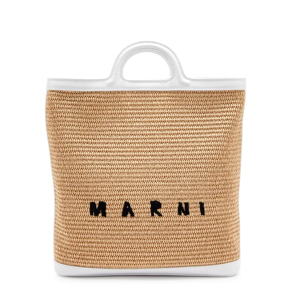 hn MARNI-Tropicalia raffia top handle bag MARNI Tropicalia raffia top handle bag