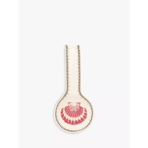 Yvonne Ellen Shell Stoneware Spoon Rest