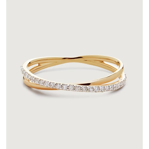 Lab Grown Diamond Crossover Ring