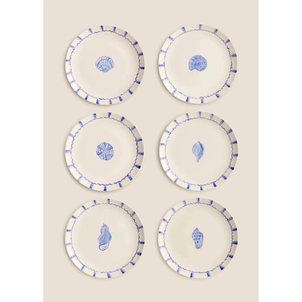 Copy of Vongole 6 plate set BY The Platera